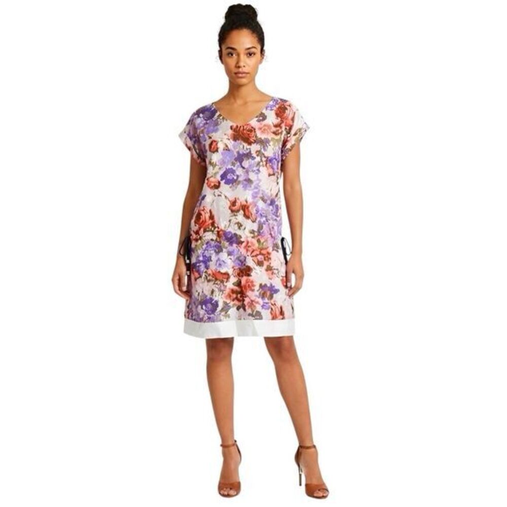 South To South Womens Dress Sz 38 US 6 Floral Boho Garden Brunch Spring Easter